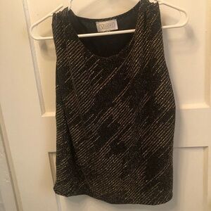 Visions Black and Gold Women's Top for those evenings out. A little stretch